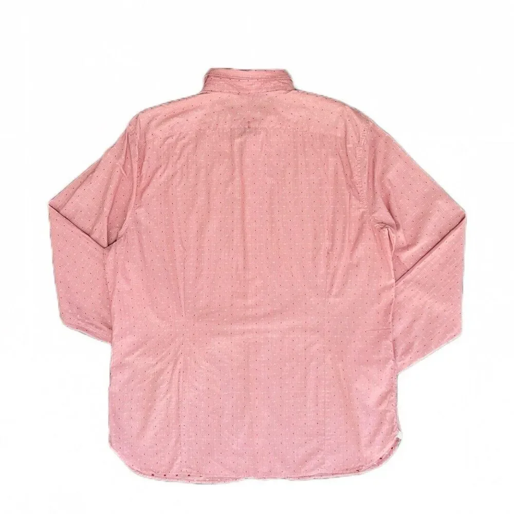 Banana Republic‎ Men's Heritage Collection Pink Tailored Slim Fit Shirt Size XL
